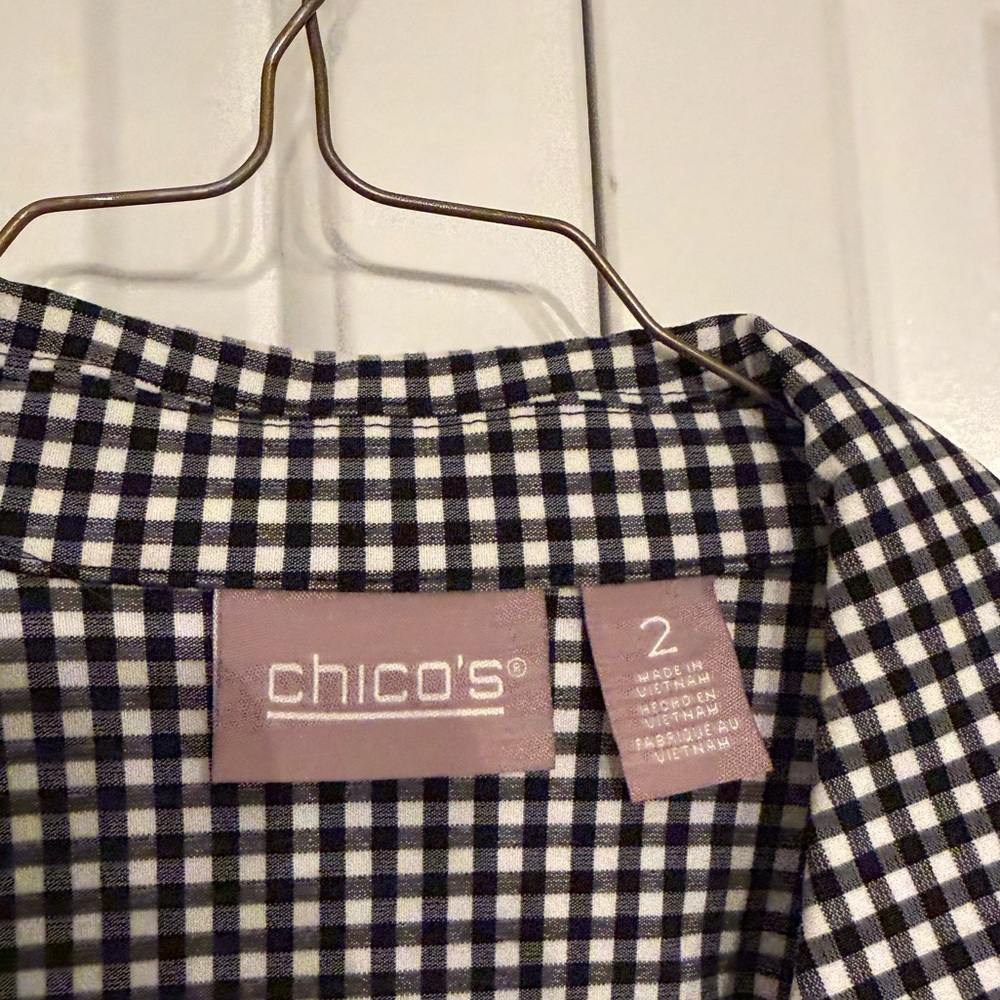 Chico’s Checked Jacket - Picture 3 of 5